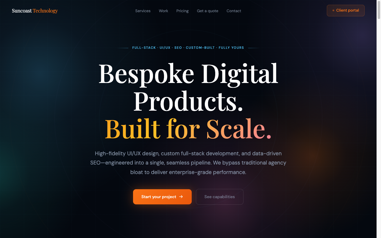 Suncoast Technology homepage